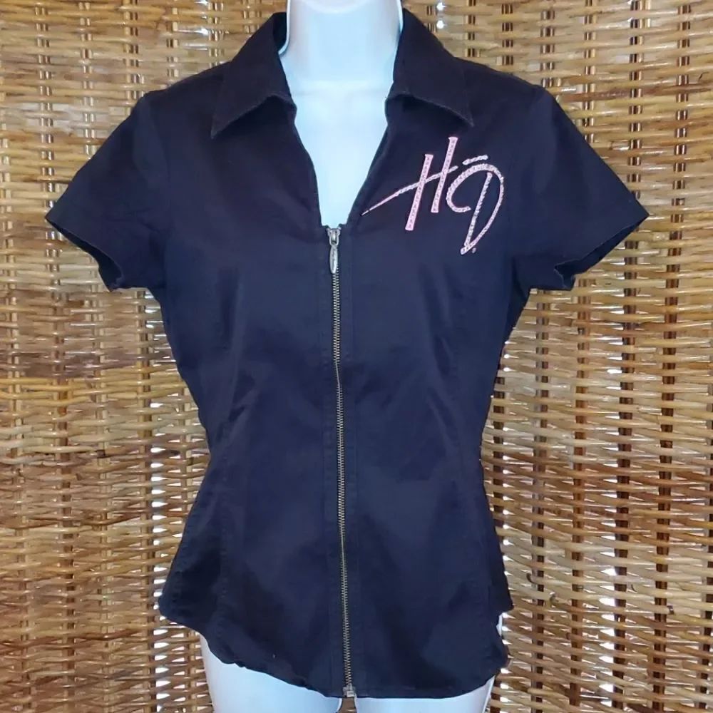 Harley Davidson Pink Bling Shirt S